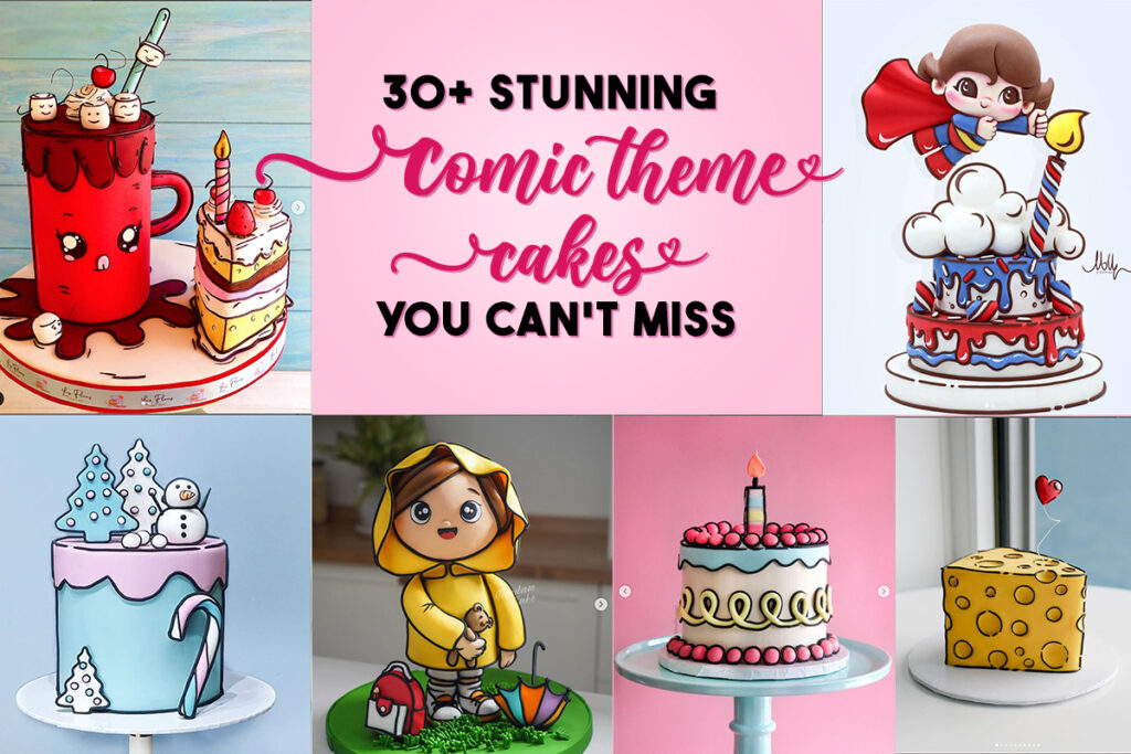 30+ Stunning comic theme cakes you can't miss