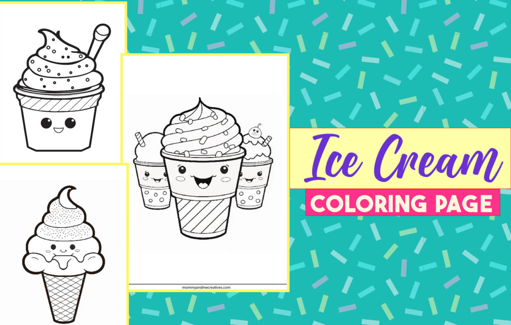 7 Fun and Engaging Ice cream coloring pages