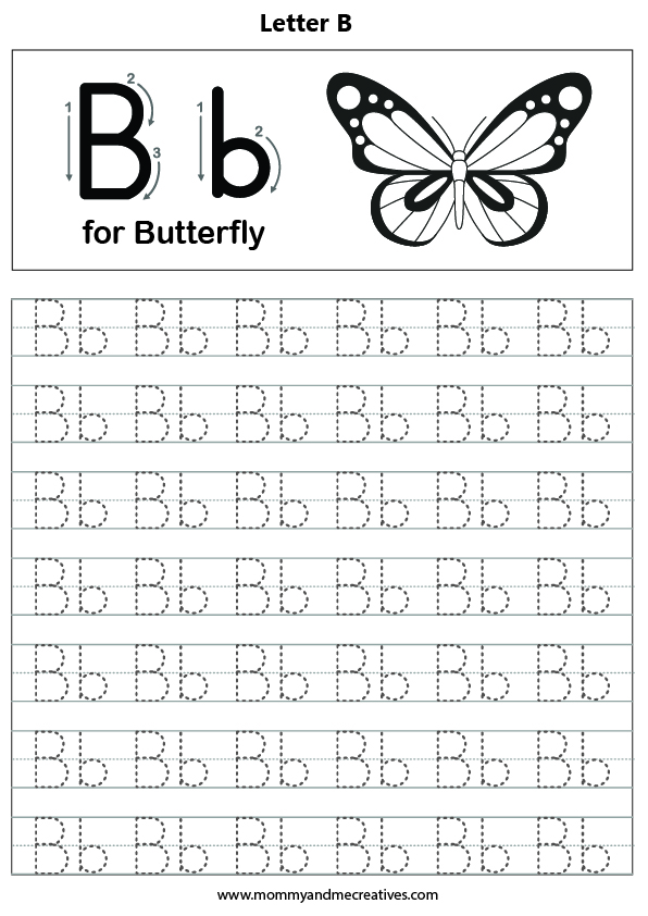 Dotted alphabet tracing worksheet - mommyandmecreatives