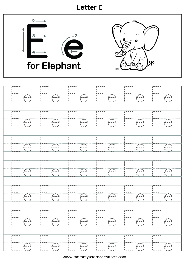 Dotted alphabet tracing worksheet - mommyandmecreatives