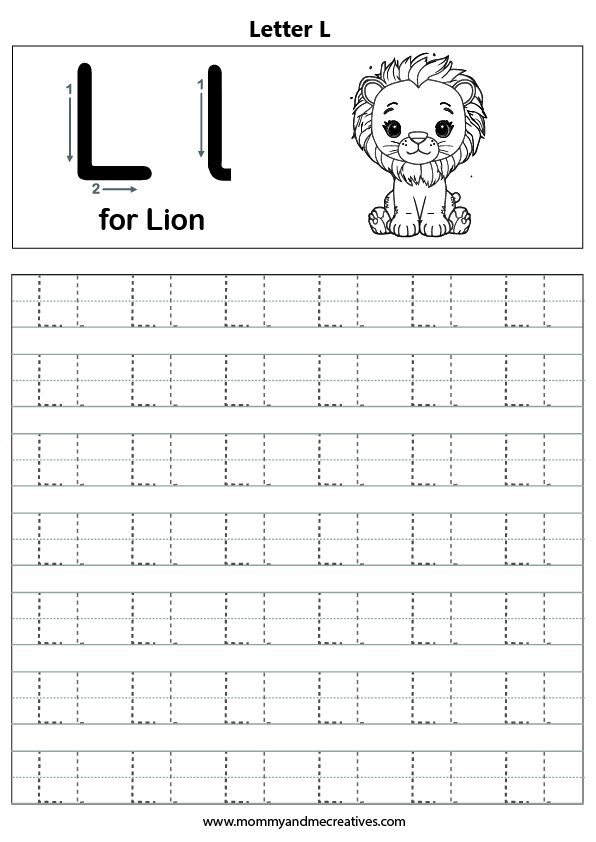 Fun 26 Dotted alphabet tracing worksheet - mommyandmecreatives