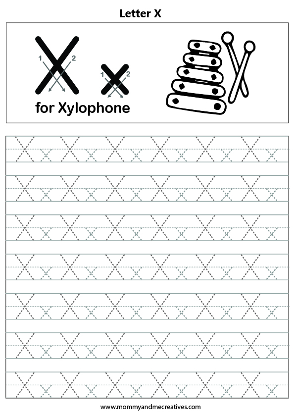 Fun 26 Dotted alphabet tracing worksheet - mommyandmecreatives