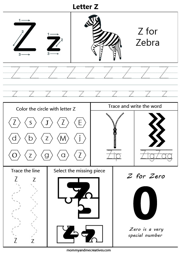 Best A to Z Printable sheets - mommyandmecreatives