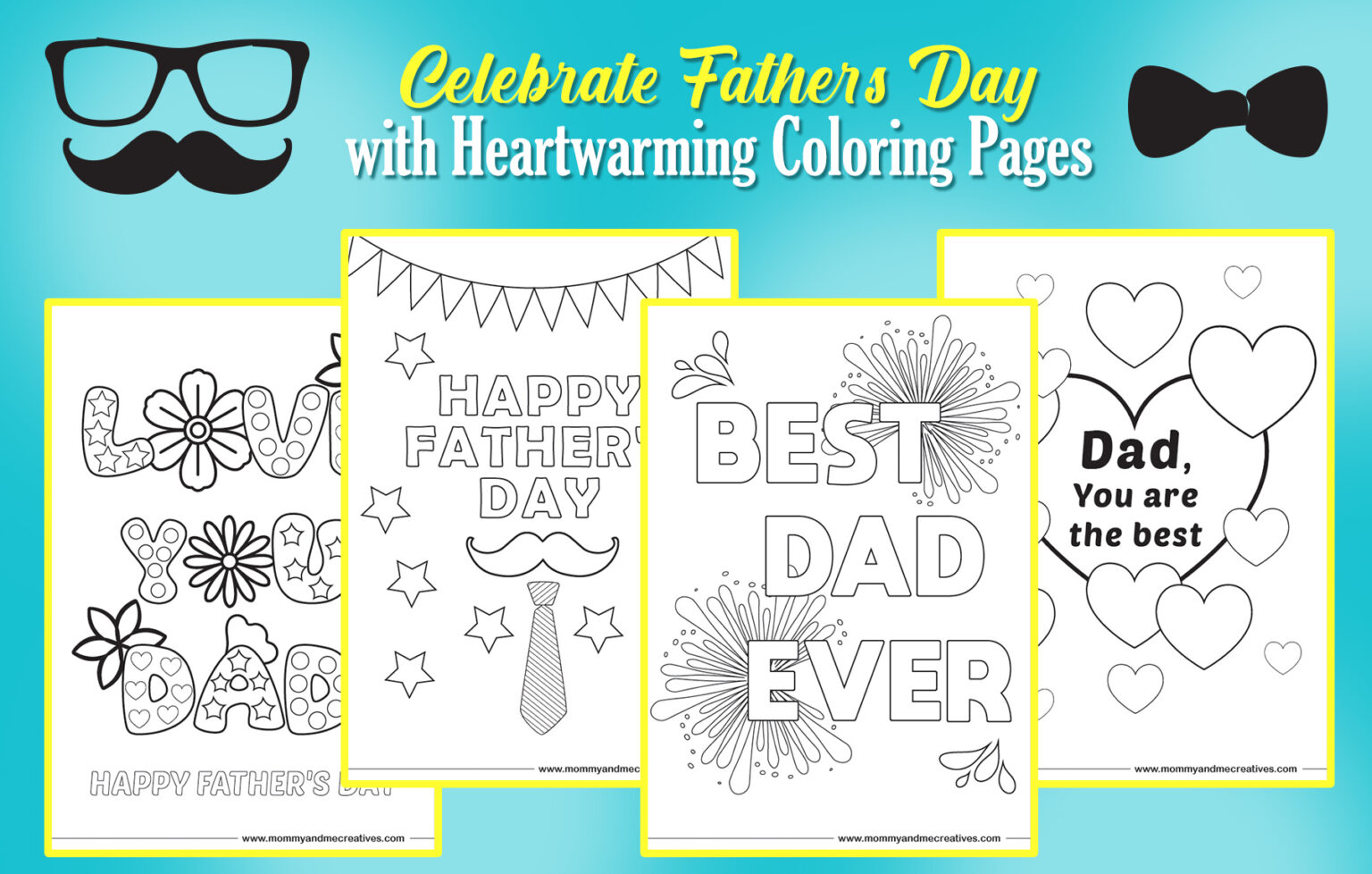 Celebrate Father's Day with Heartwarming Coloring Pages ...