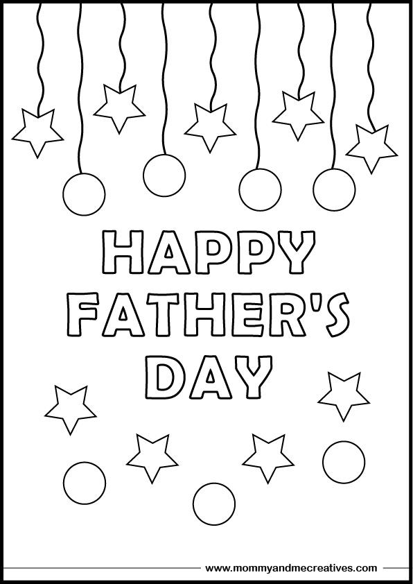 Celebrate Father's Day with Heartwarming Coloring Pages ...