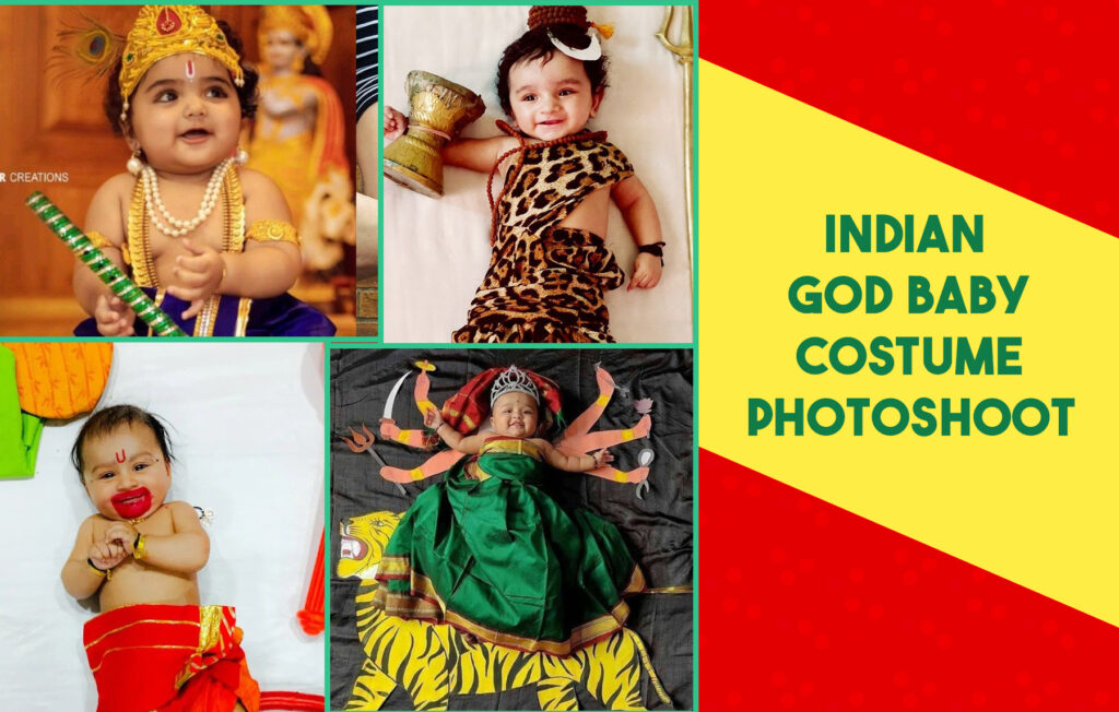 Indian God Baby Costume Photoshoot