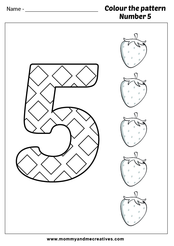 Creative Fun With Numbers- 10 Pattern Coloring Pages For Kids 