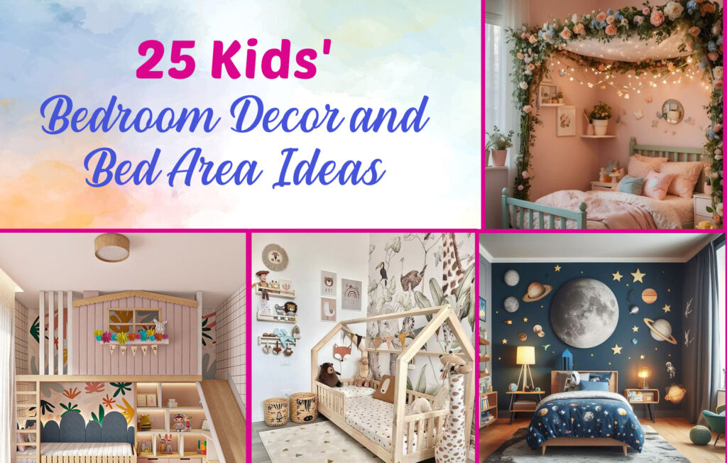 25 Kids Bedroom Decor and Bed Area Ideas